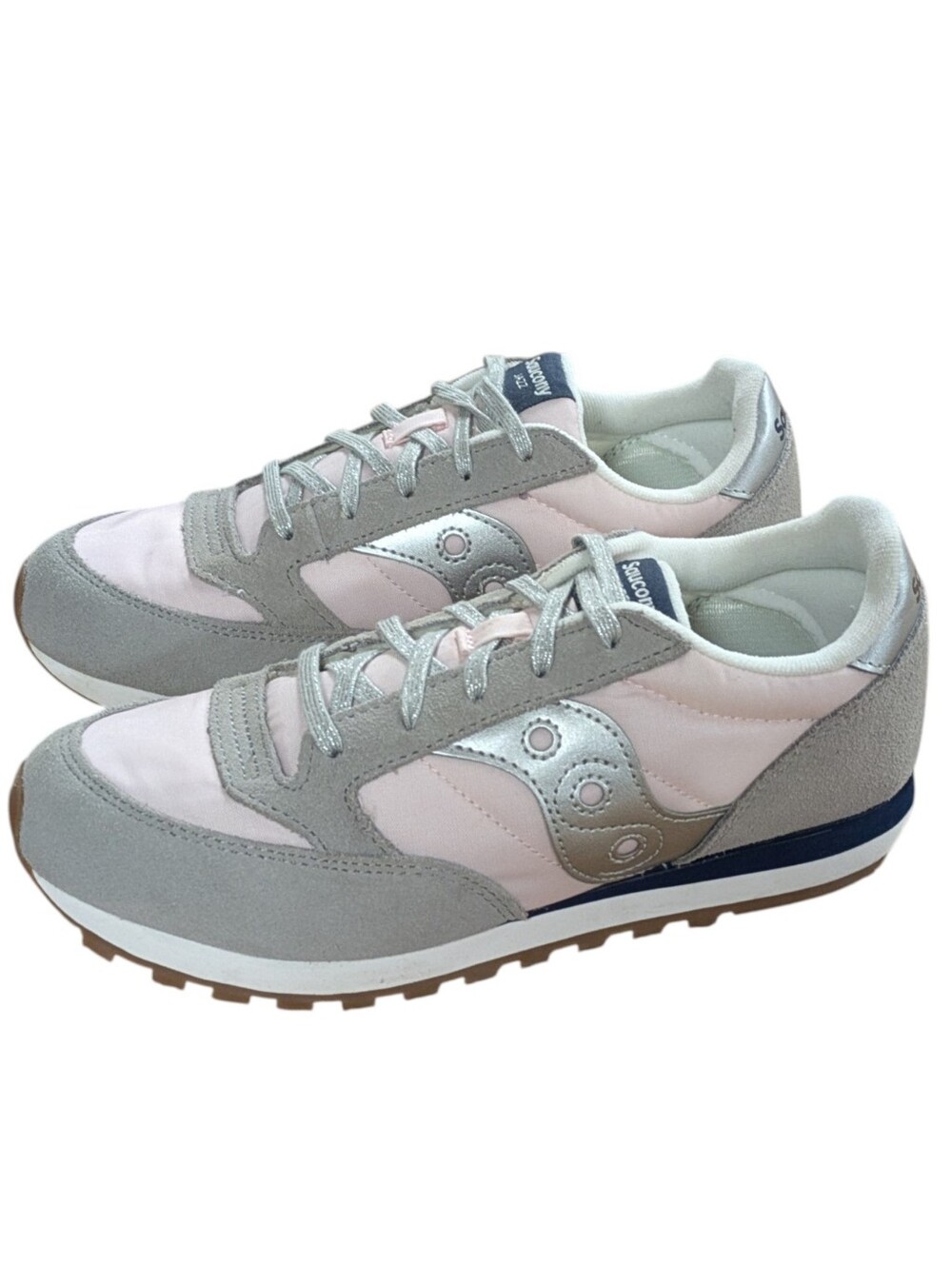 Saucony Jazz Original Gray and Blush Sneakers Size 5